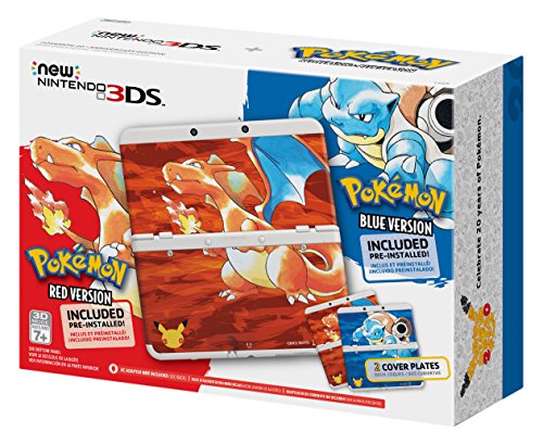 Nintendo New 3DS - Pokemon 20th Anniversary Edition Cover Plates (Blastoise) - Nintendo 3DS [Pre-Owned] Consoles Nintendo   
