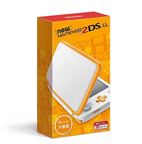 New Nintendo 2DS LL Console (White x Orange) - Nintendo 3DS