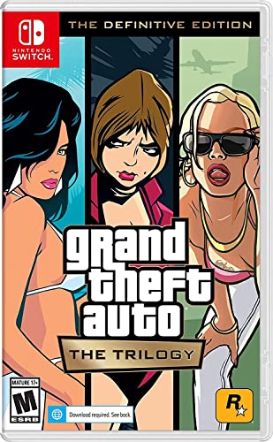 Grand Theft Auto: The Trilogy The Definitive Edition - (NSW) Nintendo Switch Video Games Rockstar Games   