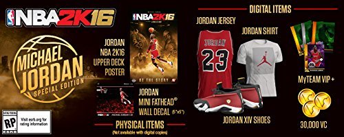 NBA 2K16 - Michael Jordan Special Edition - (XB1) Xbox One Video Games 2K   
