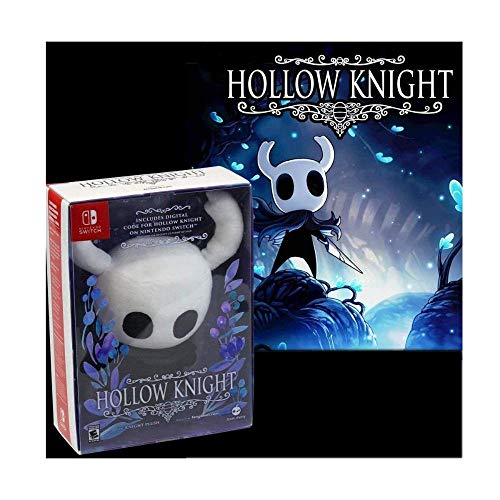 Hollow Knight (Digital Download Code) with Knight Plush - Nintendo Swi