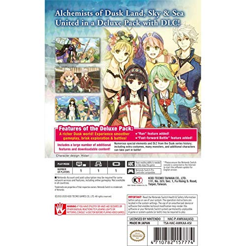 Atelier Dusk Trilogy Deluxe Pack - (NSW) Nintendo Switch [Pre-Owned] (Asia Import) Video Games Gust   
