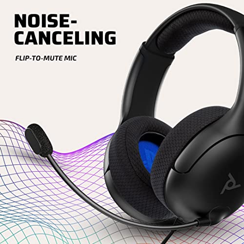 PDP Gaming LVL50 Wired Headset (Black) - (PS4) Playstation 4 Accessories PDP   