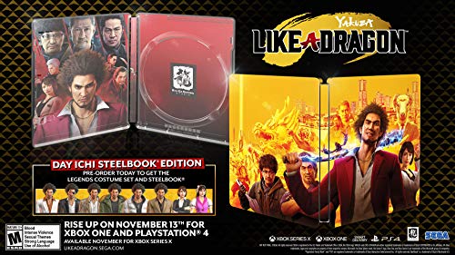 Yakuza: Like a Dragon - Day Ichi SteelBook Edition - (XSX) Xbox Series X [Pre-Owned] Video Games SEGA   