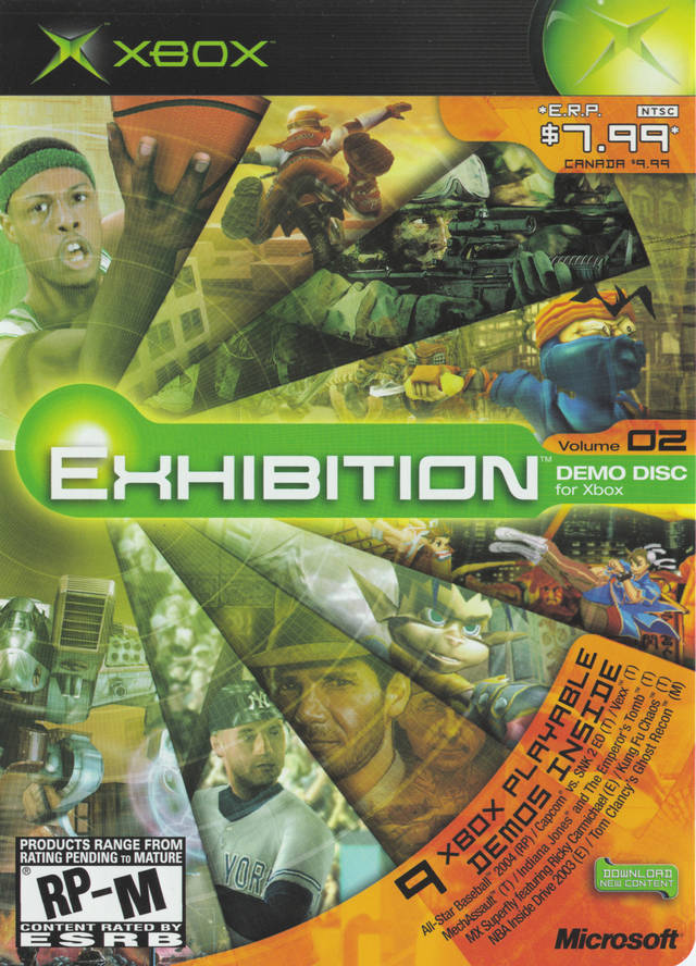 Xbox Exhibition Volume 2 - Xbox Video Games Microsoft Game Studios   