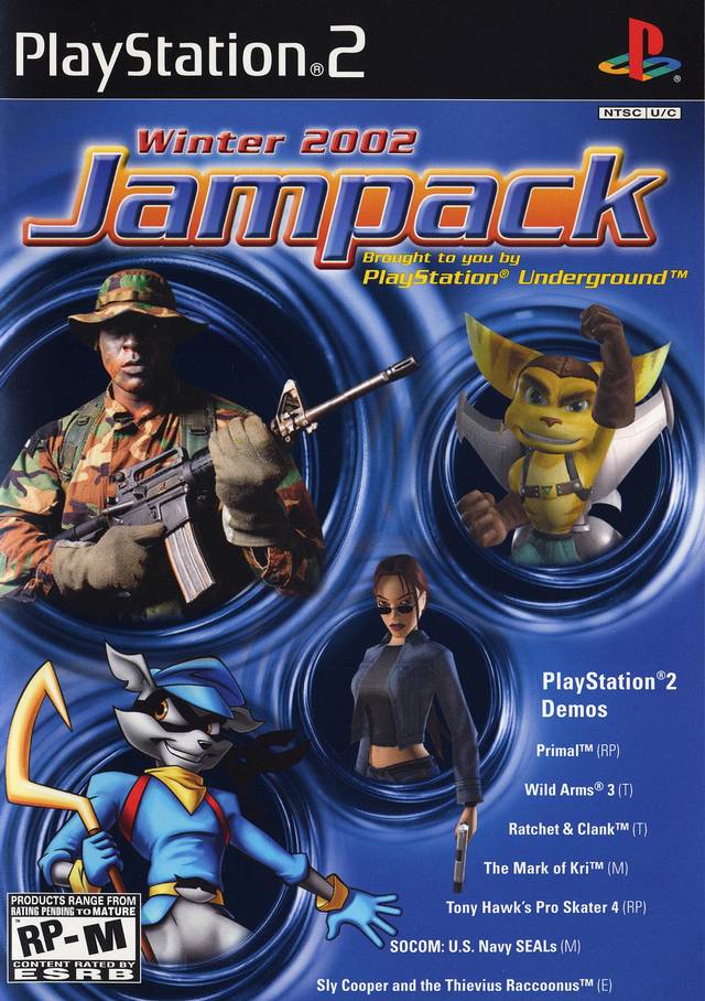 Jampack Winter 2002 - PlayStation 2 Video Games SCEA   