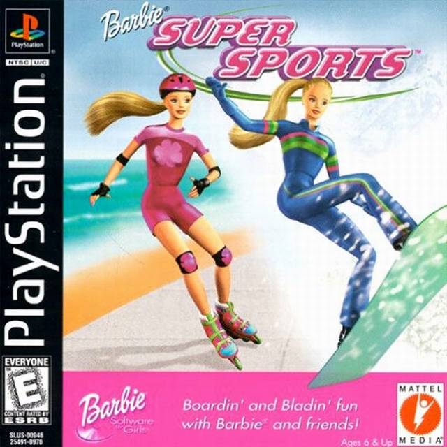 Barbie Super Sports - (PS1) PlayStation 1 [Pre-Owned] Video Games Mattel   