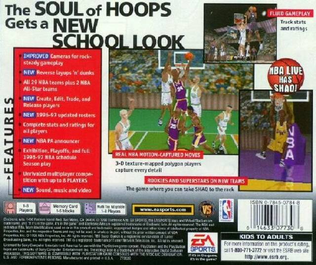 NBA Live 97 - (PS1) PlayStation 1 [Pre-Owned] Video Games EA Sports   