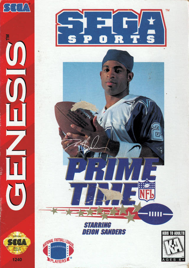 Prime Time NFL Starring Deion Sanders - (SG) SEGA Genesis [Pre-Owned] Video Games Sega   