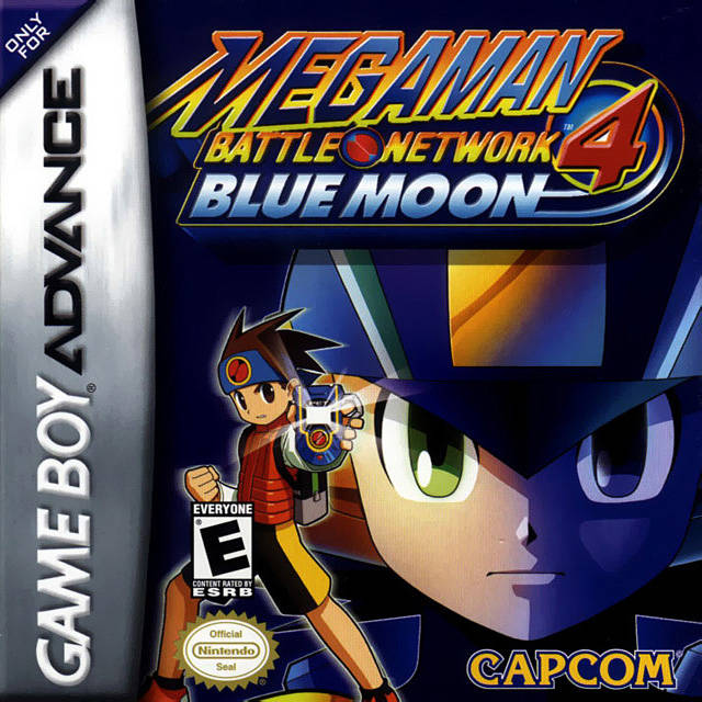 Mega Man Battle Network 4: Blue Moon - (GBA) Game Boy Advance [Pre-Owned] Video Games Capcom   