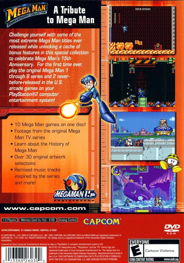 Mega Man Anniversary Collection - (PS2) PlayStation 2 Video Games Capcom   