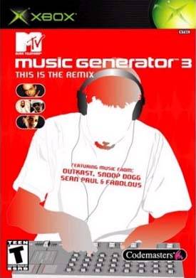MTV Music Generator 3: This Is the Remix - Xbox Video Games Codemasters   