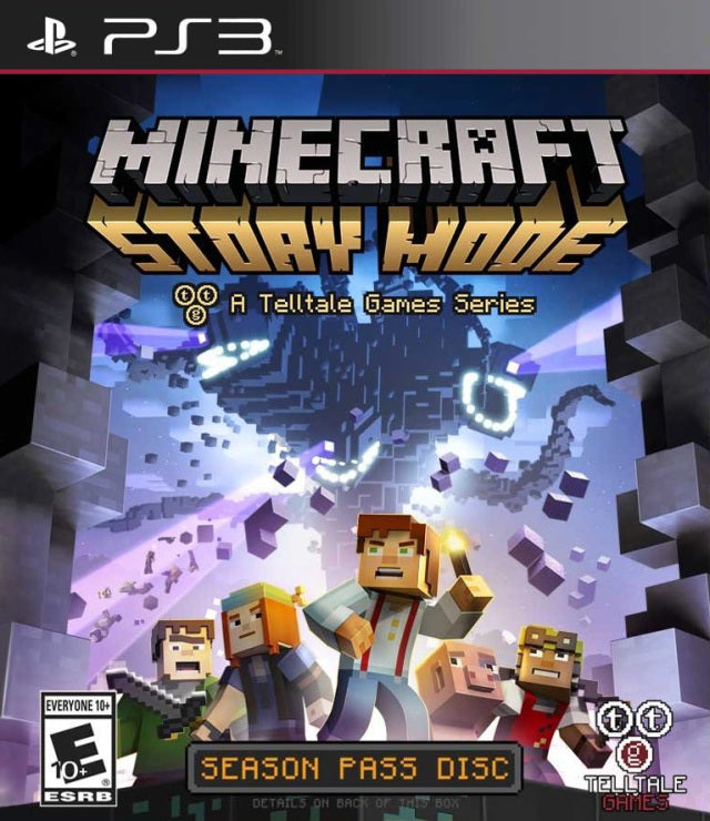 Minecraft: Story Mode - A Telltale Games Series - Season Pass Disc - (PS3) PlayStation 3 Video Games Telltale Games   