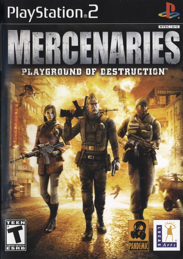 Mercenaries: Playground of Destruction - (PS2) PlayStation 2 [Pre-Owned] Video Games LucasArts   