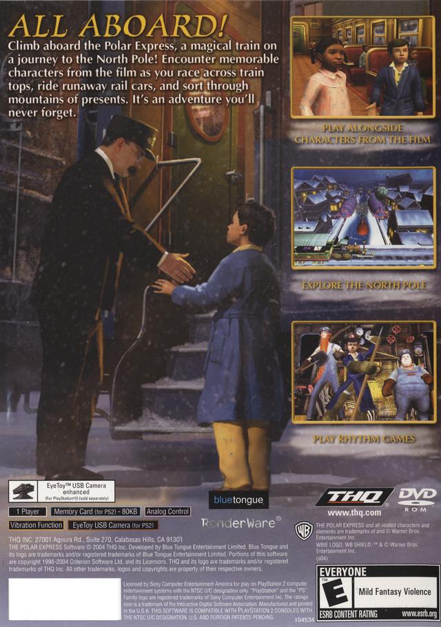 The Polar Express - PlayStation 2 Video Games THQ   