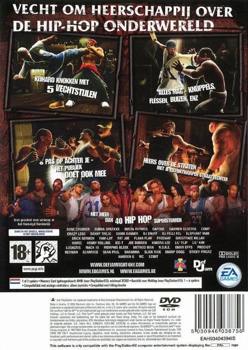 Def Jam: Fight for NY - (PS2) PlayStation 2 [Pre-Owned] (European Import) Video Games EA Games   