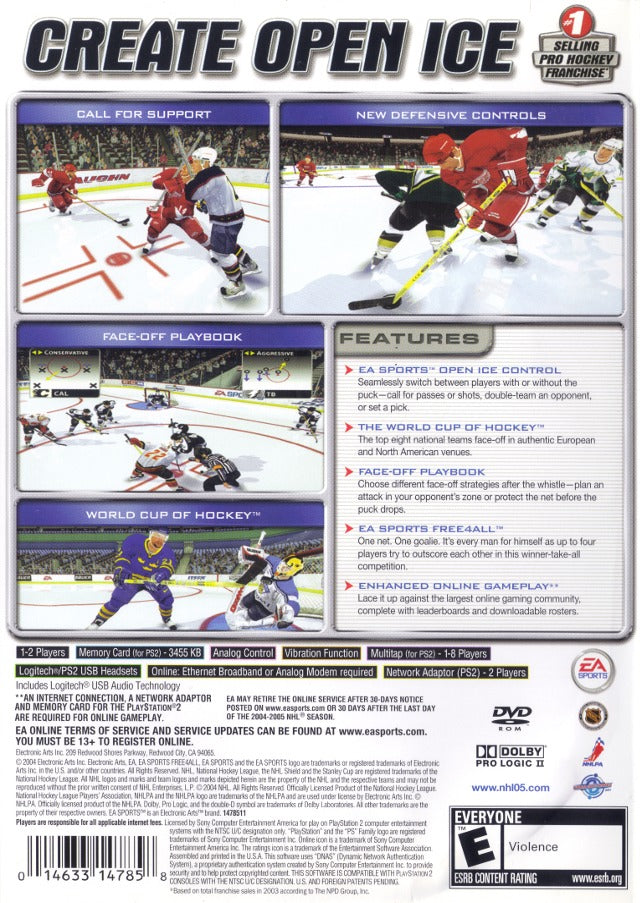 NHL 2005 - (PS2) PlayStation 2 [Pre-Owned] Video Games EA Sports   