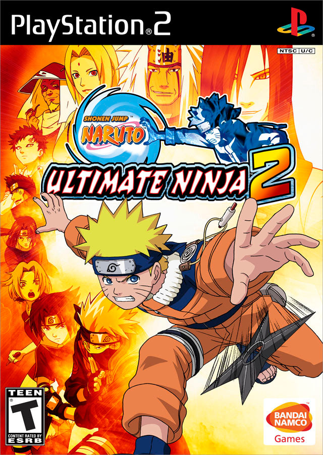 Naruto: Ultimate Ninja 2 - (PS2) PlayStation 2 Video Games Namco Bandai Games   