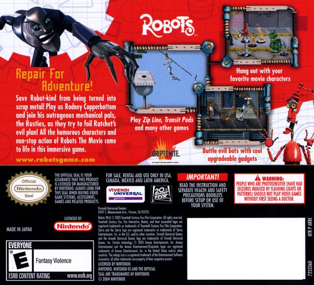 Robots - (NDS) Nintendo DS [Pre-Owned] Video Games VU Games   