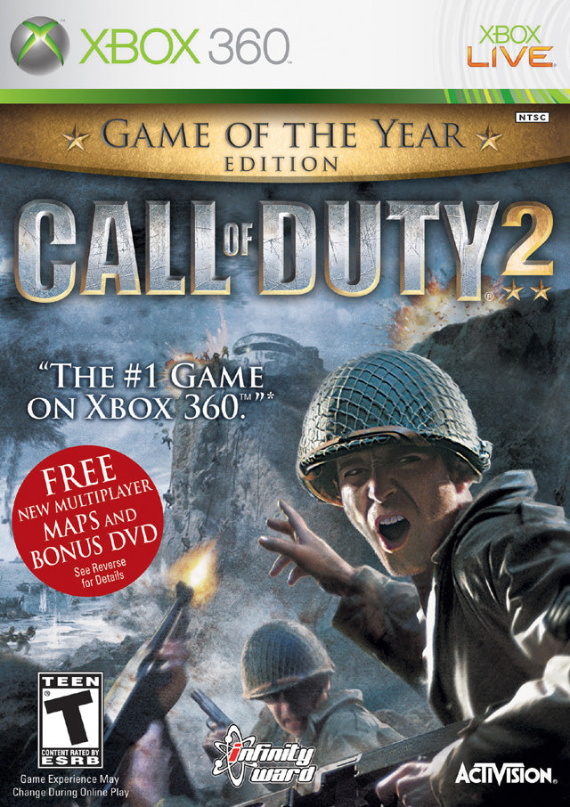 Call of Duty 2 (Game of the Year Edition) - Xbox 360 [Pre-Owned] Video Games Activision   