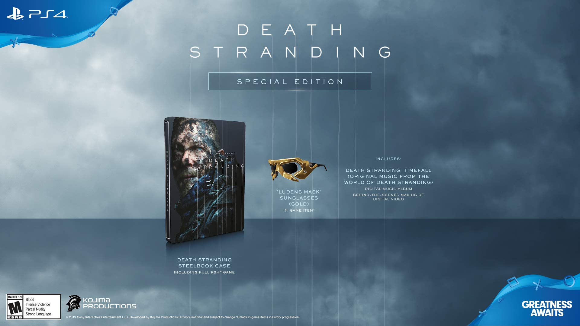 Death Stranding Special Edition - PlayStation 4 Video Games Playstation   