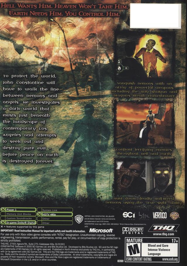 Constantine - (XB) Xbox Video Games THQ   