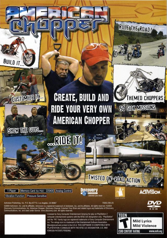 American Chopper - (PS2) PlayStation 2 [Pre-Owned] Video Games Activision Value   
