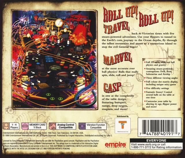 Pro Pinball: Fantastic Journey - (PS1) PlayStation 1 [Pre-Owned] Video Games Take-Two Interactive   