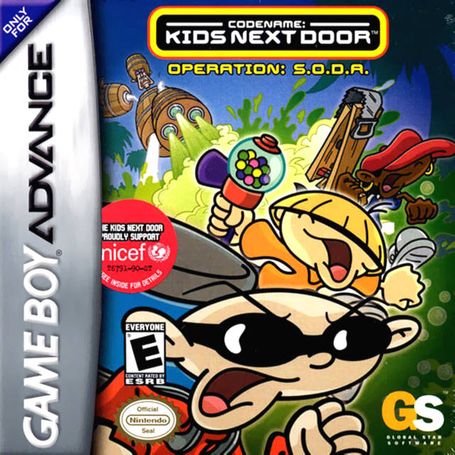 Codename: Kids Next Door: Operation S.O.D.A. - (GBA) Game Boy Advance [Pre-Owned] Video Games Global Star Software   