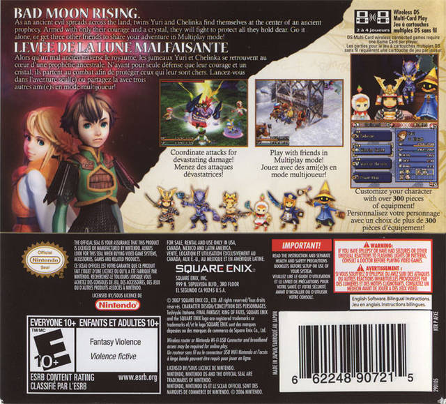 Final Fantasy Crystal Chronicles: Ring of Fates - (NDS) Nintendo DS Video Games Square Enix   