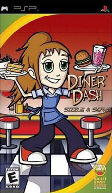 Diner Dash: Sizzle & Serve - PSP Video Games Eidos Interactive   