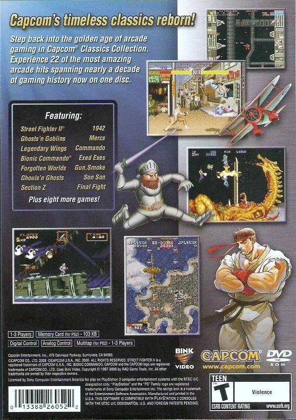 Capcom Classics Collection - (PS2) PlayStation 2 [Pre-Owned] Video Games Capcom   