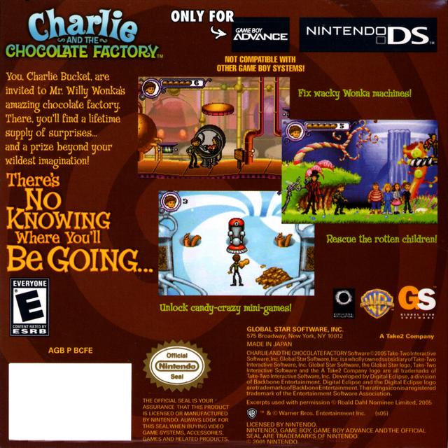 Charlie and the Chocolate Factory - (GBA) Game Boy Advance [Pre-Owned] Video Games Global Star Software   