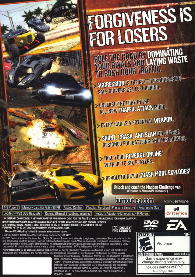 Burnout Revenge - (PS2) PlayStation 2 [Pre-Owned] Video Games Electronic Arts   