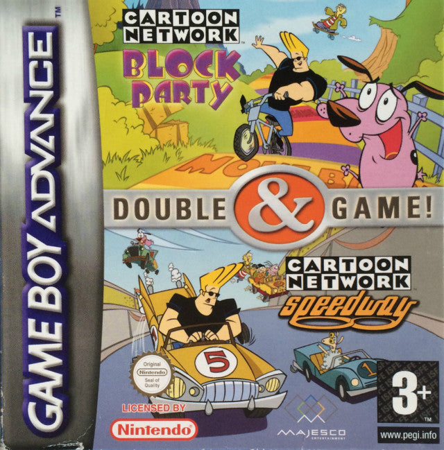 Cartoon Network Block Party / Cartoon Network Speedway - (GBA) Game Boy Advance [Pre-Owned] (European Import) Video Games Majesco   
