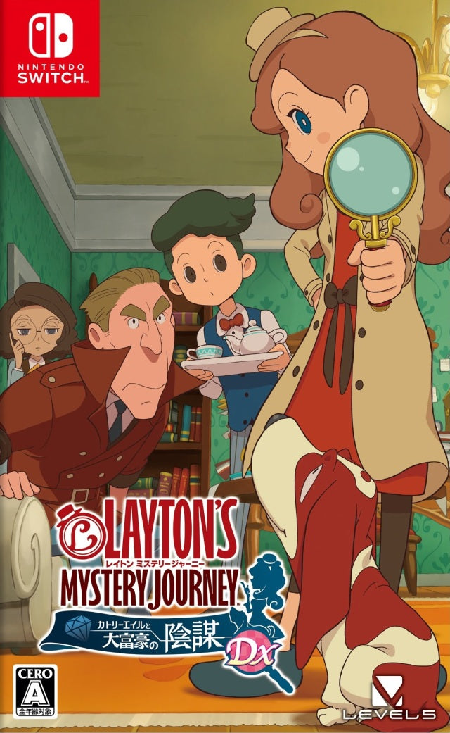 Layton's Mystery Journey: Katrielle and the Millionaires' Conspiracy DX - (NSW) Nintendo Switch (Japanese Import) Video Games Level 5   
