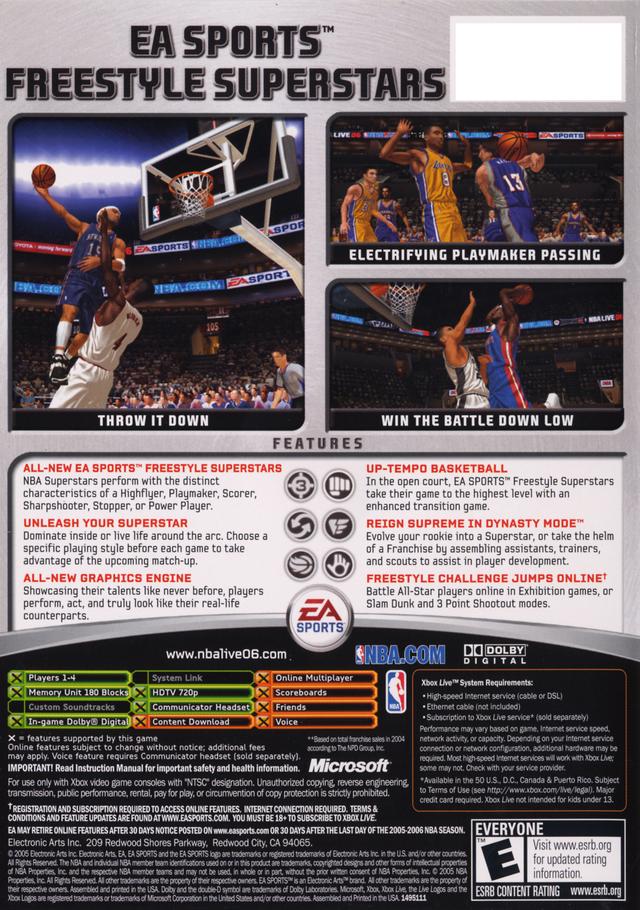 NBA Live 06 - (XB) Xbox [Pre-Owned] Video Games EA Sports   