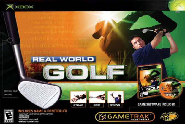 Real World Golf (Gametrak Bundle) - Xbox Video Games Mad Catz   