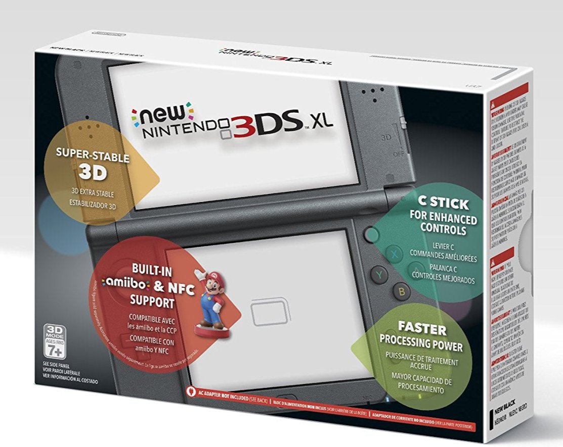 New Nintendo 3DS XL Console (Black) Nintendo 3DS J&L Game