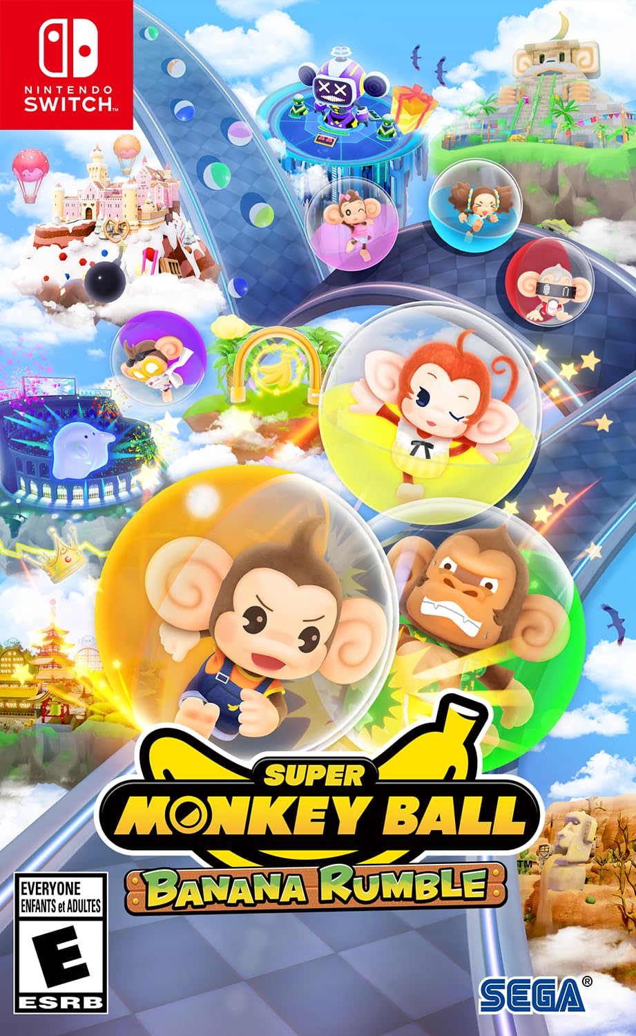 Super Monkey Ball Banana Rumble - (NSW) Nintendo Switch Video Games Sega   