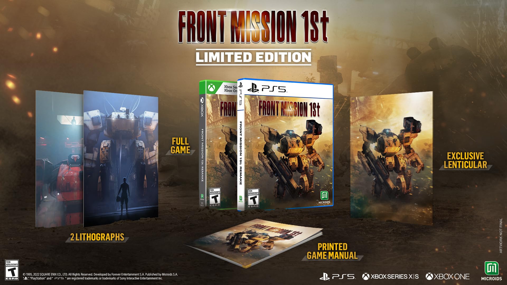 Front Mission 1st Remake - (PS5) PlayStation 5 Video Games Microids   
