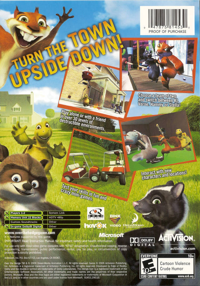 Over the Hedge - Xbox Video Games Activision   