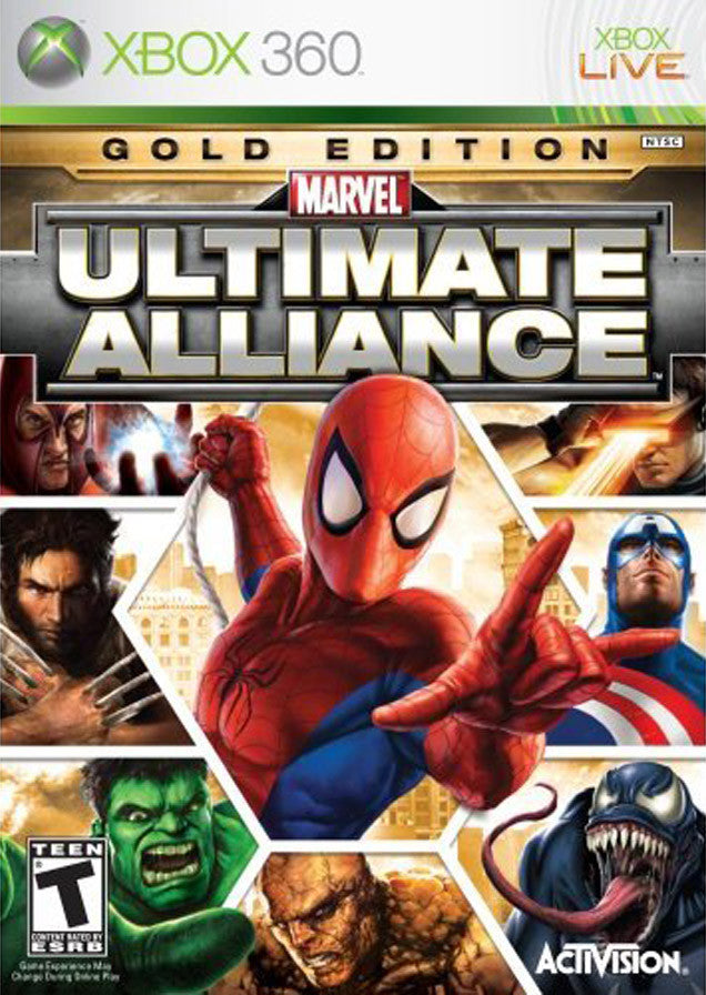 XBOX ULTIMATE ALLIANCE GOLD EDITION 北米版 Amazon.com: Marvel Ultimate Alliance Gold Edition -Xbox 360