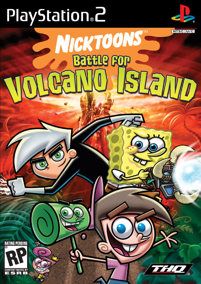 Nicktoons: Battle for Volcano Island - (PS2) PlayStation 2 [Pre-Owned] Video Games THQ   