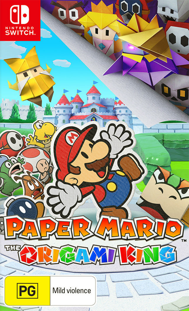 Paper Mario: The Origami King - (NSW) Nintendo Switch [Pre-Owned] (European Import) Video Games Nintendo   