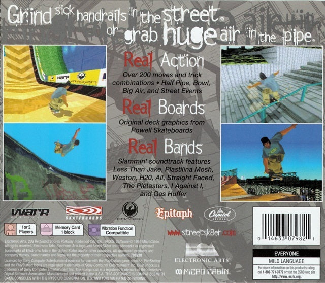 Street Sk8er - (PS1) PlayStation 1 [Pre-Owned] Video Games Electronic Arts   