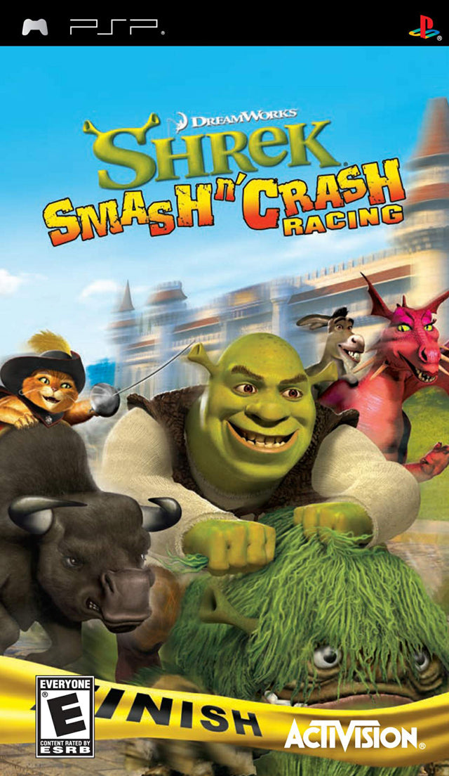 DreamWorks Shrek Smash n' Crash Racing - Sony PSP [Pre-Owned] Video Games Activision   