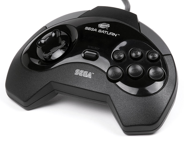 Sega Saturn Official Controller Pad (Original Black) - (SS) SEGA Saturn [Pre-Owned] Accessories SEGA   