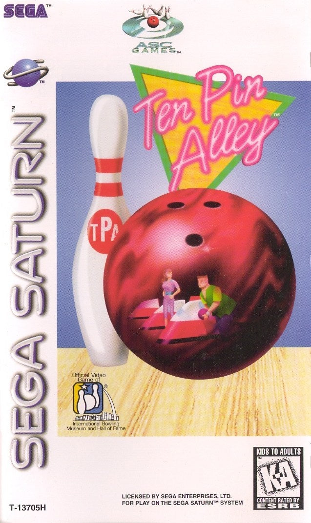 Ten Pin Alley - (SS) SEGA Saturn Video Games ASC Games   