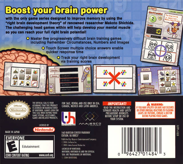 Brain Boost: Gamma Wave - (NDS) Nintendo DS Video Games Majesco   